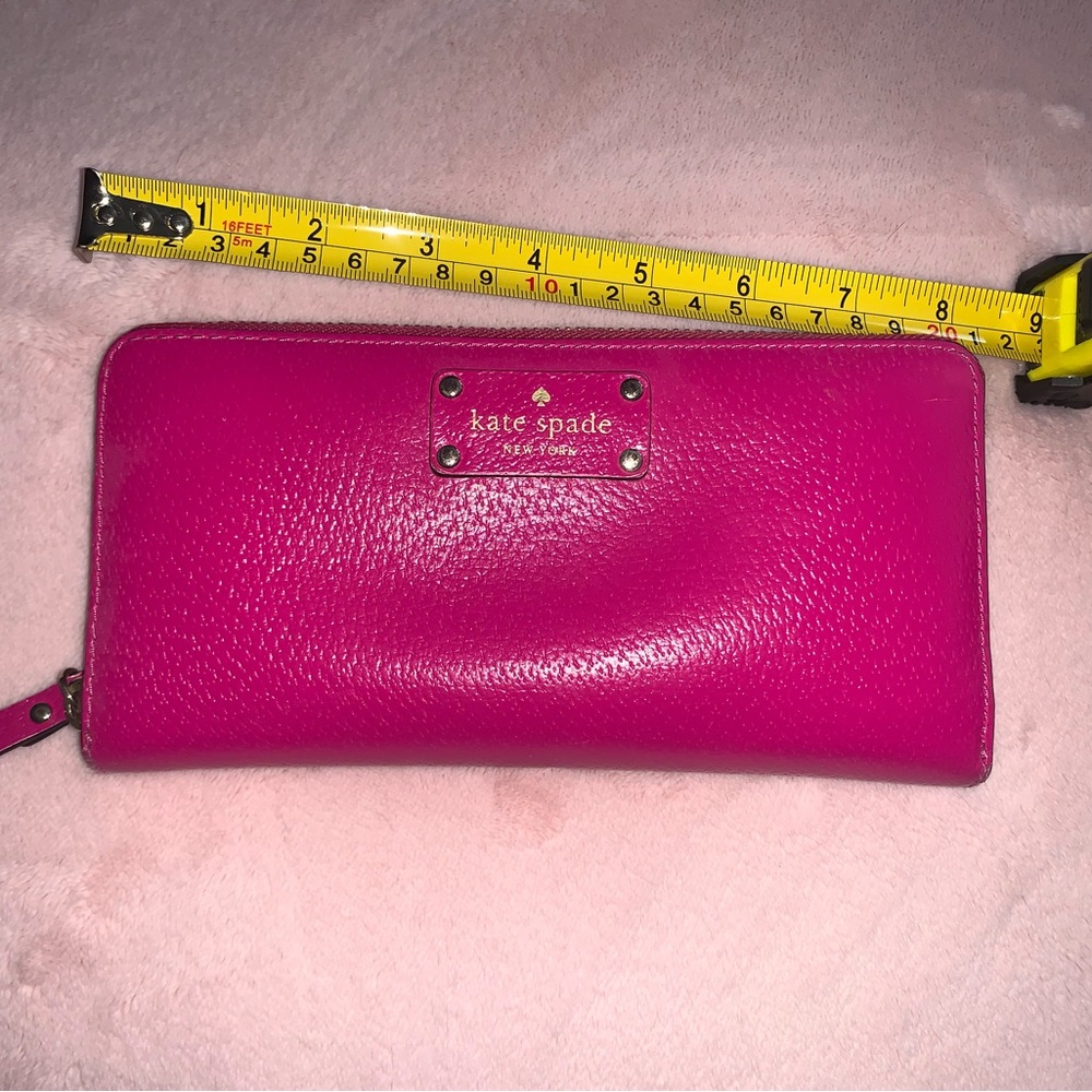 Kate Spade Fuchsia Leather Wallet